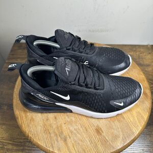 Nike Air Max 270 Shoes Mens Size 8.5 Black White AH8050-002 Athletic Sneakers